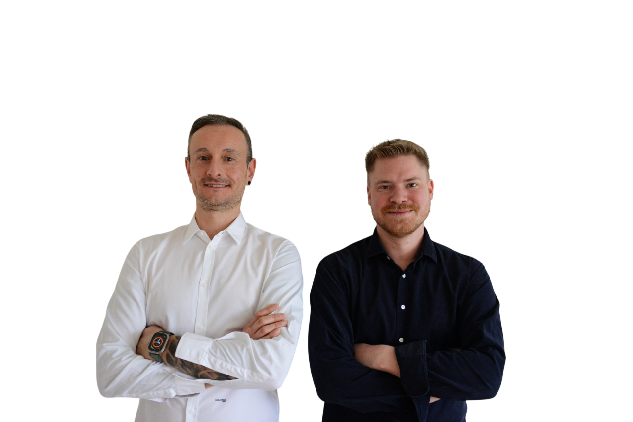 Das Nexxobot Team – Cédric Braun und Antonio Caso, Gründer von Nexxobot